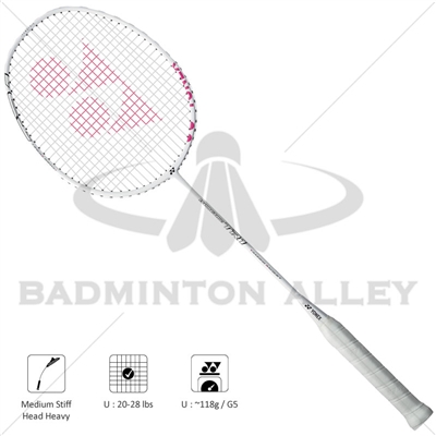 Yonex Isometric TR1 White 118g Training Badminton Racket