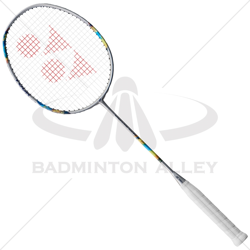 Silver Yonex Racket Yonex NanoFlare 700 TOUR (2NF700T) Silver Sky-Blue 4UG5 Badminton Racket