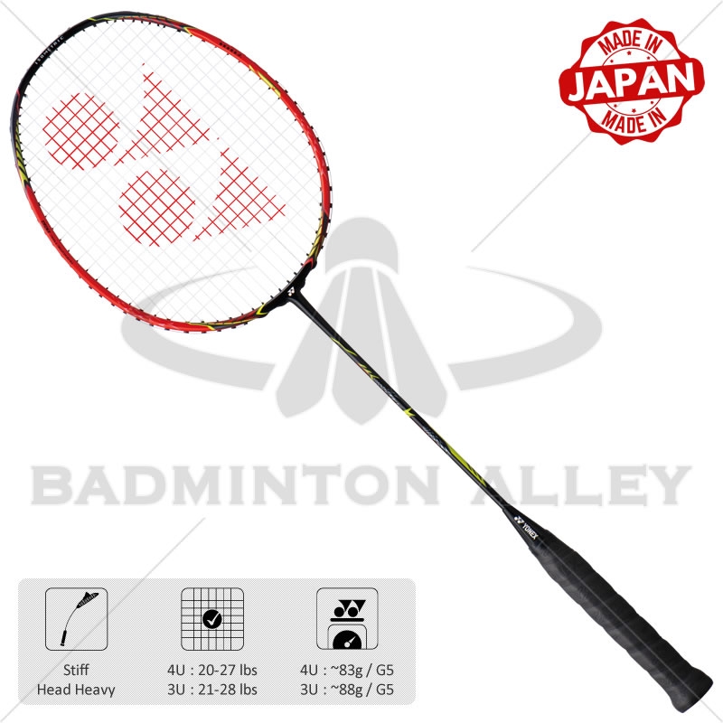 Yonex Voltric Lin Dan Force 3UG5 (VTLDFCR) Crystal Red Badminton 