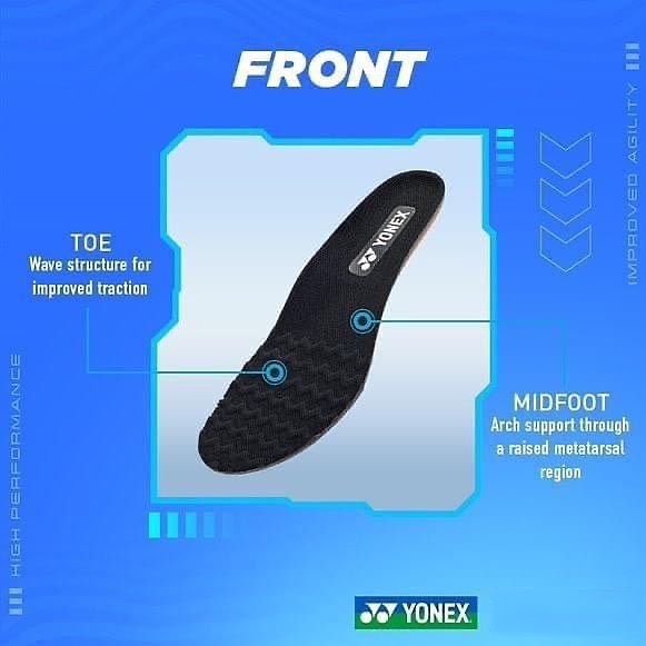 Yonex AC196EX Power Cushion Agility Insole BLACK