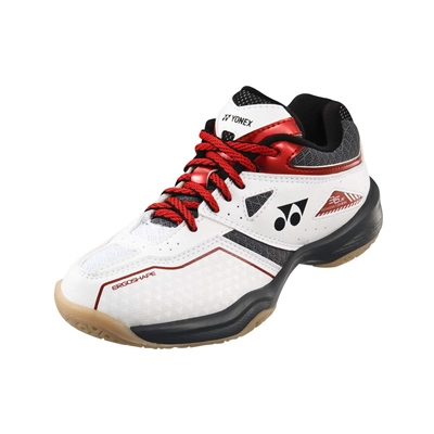 Yonex Power Cushion 36 Junior (SHB-36JR) White Red Badminton Shoes