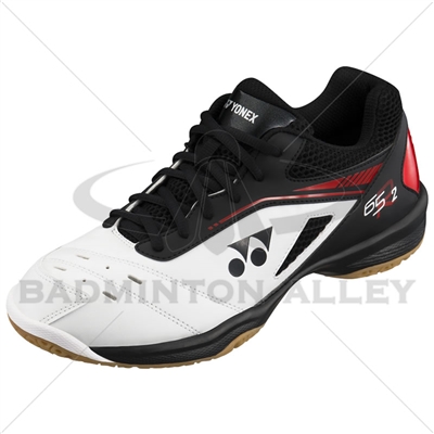 Yonex SHB-65R2 White Red Badminton Shoes