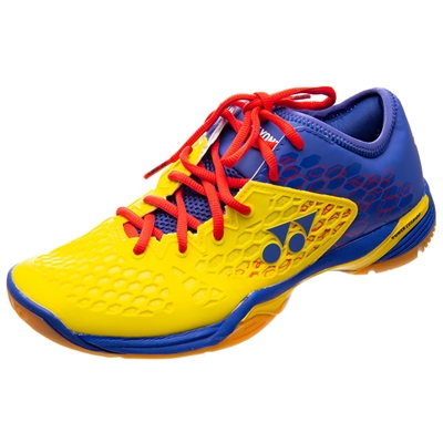 Yonex SHB-PC-03 Z LCW (Lee Chong Wei) Yellow Blue Men Badminton Shoes