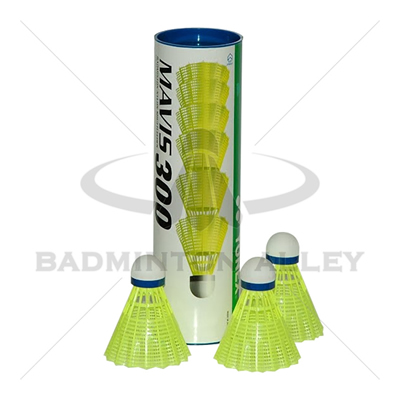 Yonex Mavis 300 Yellow (Medium Speed) Nylon Shuttlecock