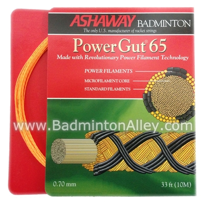 Ashaway Power Gut 65 Badminton String