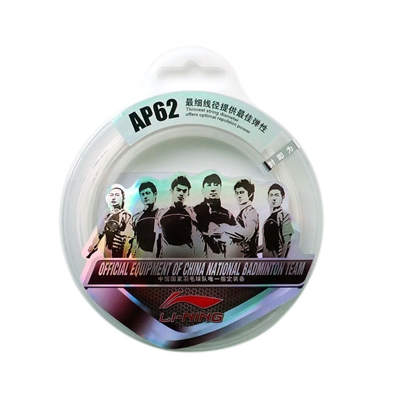 Li-Ning Accupower 62 White ( AP62 / AXJE012 / 10 meter / 33 feet / 0.62mm ) Badminton String