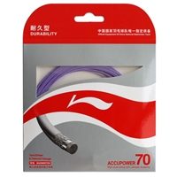 Li-Ning Accupower 70 Purple ( AP70 / AXJD044 / 10 meter / 33 feet / 0.70mm ) Badminton String
