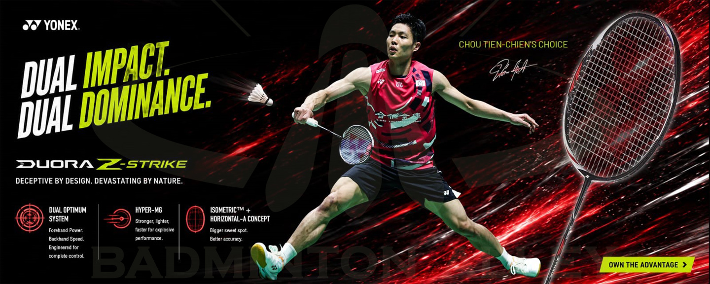 Yonex Duora Z-Strike DUO-ZS-3UG5 Black White Badminton Racket